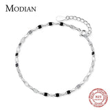 925 Sterling Silver Sequins Bracelet & Bangle For Women