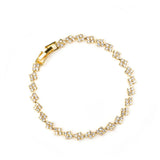925 Silver Bracelet with 3ct AAA+ CZ, Pulseira Feminina