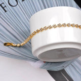 925 Silver Bracelet with 3ct AAA+ CZ, Pulseira Feminina