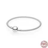 S925 Sterling Silver Snake Bone Bracelet for Women