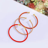 AC18 Fine Woman Girl Party Birthday Wire Bracelet Bangle