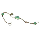 Hetian Ice Seed Chalcedony Gourd Pendant Charm Bracelet