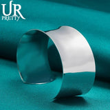 925 Silver Open Adjustable Bangle for Women Wedding