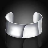 925 Silver Bangle Bracelet for Women Men