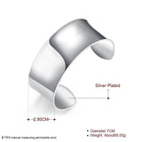 925 Silver Bangle Bracelet for Women Men
