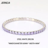 Women's Stainless Steel Diamond Bracelet