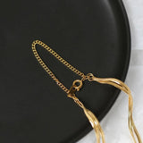 Double Layer Snake Chain Titanium Bracelet For Women