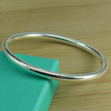 925 Silver Glossy Bracelet for Women - Jewelry Gift