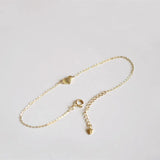 925 Sterling Silver 14K Heart Shaped Bracelet for Women
