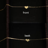 925 Sterling Silver 14K Heart Shaped Bracelet for Women