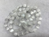 Natural Calcite/Selenite Stone Beads Cat Eye Gemstone Bracelet Gift