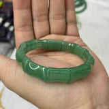 Green Aventurine Jade Stone Beads Bracelet Natural Gemstone Jewelry Bangle