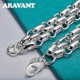925 Silver Geometric Bracelet For Men