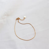 Korea 925 Sterling Silver Snake Bone Chain Bracelet for Women