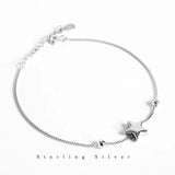 925 Sterling Silver Star Bracelet Classic Women Girlfriends Jewelry