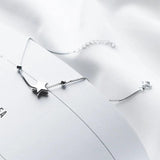 925 Sterling Silver Star Bracelet Classic Women Girlfriends Jewelry