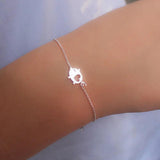 TrustDavis 925 Sterling Silver Love Pig Bracelet For Women