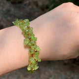 Natural Amethyst Aquamarine Olivine Citrine Bracelet Stone Irregular Jewelry