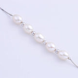 925 Silver Bracelet with Freshwater Pearl for Women
