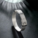 925 Sterling Silver Bracelet 14mm Chain Bangle for Men