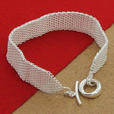 925 Silver Heart Love Bracelet For Women
