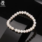 Single Pearl Bracelet Sterling Silver Jewelry