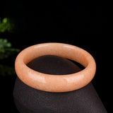 Yellow Jade Bracelet Bangle Hand-Carved Chinese Amulet