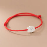 925 Silver Cloud Red Rope Bracelet Classic Party Jewelry