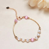 Natural Freshwater Pearl Bracelets & Bangles Opal Beads