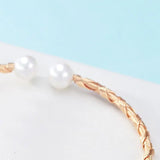 Freshwater Pearls Bracelet Adjustable Bangle Jewelry
