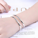 925 Silver Double Layer Bracelet for Women