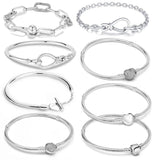 925 Sterling Silver Charm Bracelet for Women