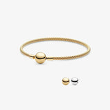 925 Solid Silver Bracelets Moments Mesh Bracelet Women