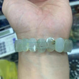 Chrysoprase Bracelet Natural Gemstone Bangle for Women