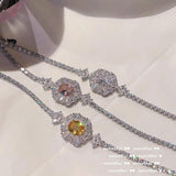 Snowflake Zircon Tennis Bracelet for Women