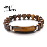 Tiger's Eye Bracelet Jade Fine Jewelry Sets Men Women Couple Wedding Souvenir