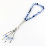 8mm Agate 33 Islamic Rosary Muslim Tasbih Allah Bracelet