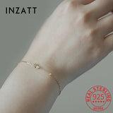 925 Silver Zircon Heart Rose Charm Bracelet Women Wedding Jewelry