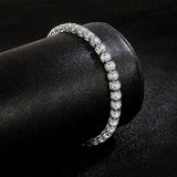 925 Silver Bracelet with Zircon Gemstone for Women Wedding Party