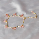 925 Silver Bracelet with Garnet Gemstone for Women