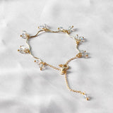 925 Silver Bracelet with Garnet Gemstone for Women