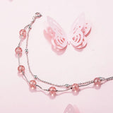 925 Silver Bracelet with Quartz Gemstone for Girl