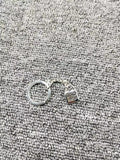 925 Silver Lock Ring Key Chain Jewelry