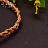 Natural Fresh Water Pearl Leather Bracelet Gift for Women Girl GB0167