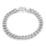 925 Silver Men's Bracelet, Couple Bracelets Set