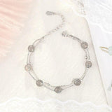 Moonstone Bracelet 925 Silver Jewelry for Women