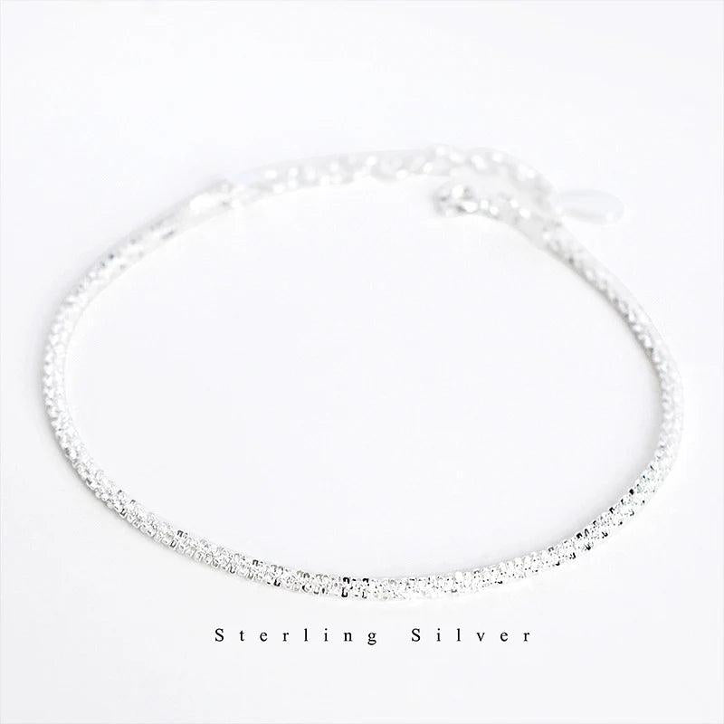 Minimalist Silver 925 Sterling Women's Bracelet