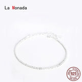 Minimalist Silver 925 Sterling Women's Bracelet