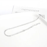 Minimalist Silver 925 Sterling Women's Bracelet