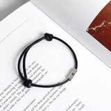 925 Sterling Silver Couple Classic Rope Bracelets Thread Line Silver Jewelry